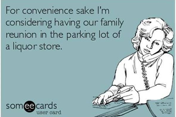 Accomodating family visits when you are on the road.